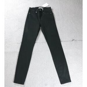 New Good American Jeans 26 Skinny Black Stretch Good Legs 2/26 GAGL43 USA